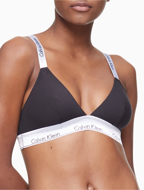 Бралетт Calvin Klein лиф с логотипом 1159778064 (Черный, XS)