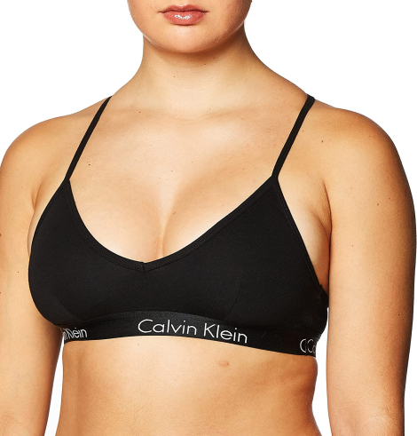 Бралетт Calvin Klein лиф с логотипом 1159782861 (Черный, XS)