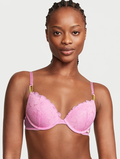 Кружевной бюстгальтер Victoria's Secret лиф 1159792809 (Розовый, 40C)