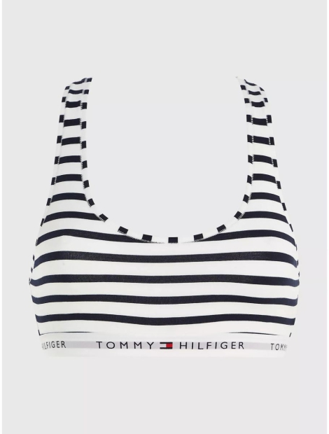 Женский бралетт Tommy Hilfiger топ 1159795714 (Белый/Синий, XS)