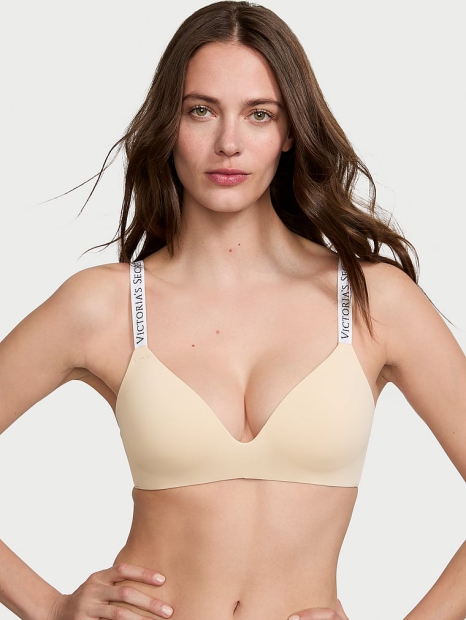 Гладкий бюстгальтер Victoria's Secret 1159805266 (Бежевий, 30B)