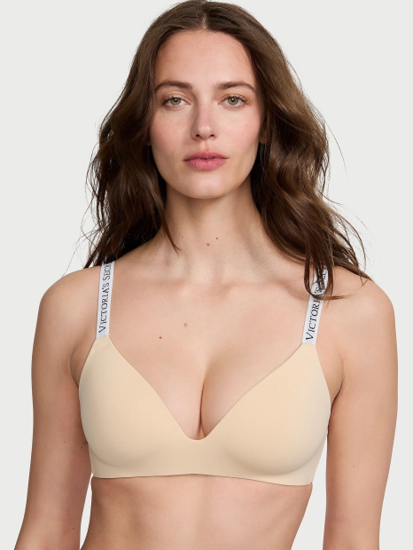 Гладкий бюстгальтер Victoria's Secret 1159813498 (Бежевый, 38B)