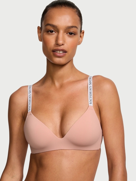 Гладкий бюстгальтер Victoria's Secret 1159816116 (Розовый 34D)