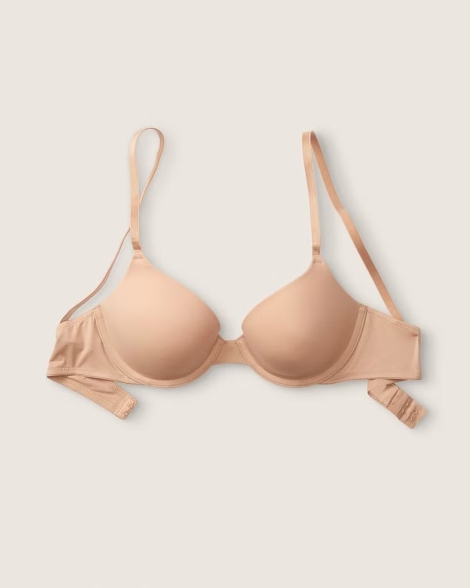 Бюстгальтер Victoria's Secret Pink лиф 1159805381 (Бежевый, 28C)