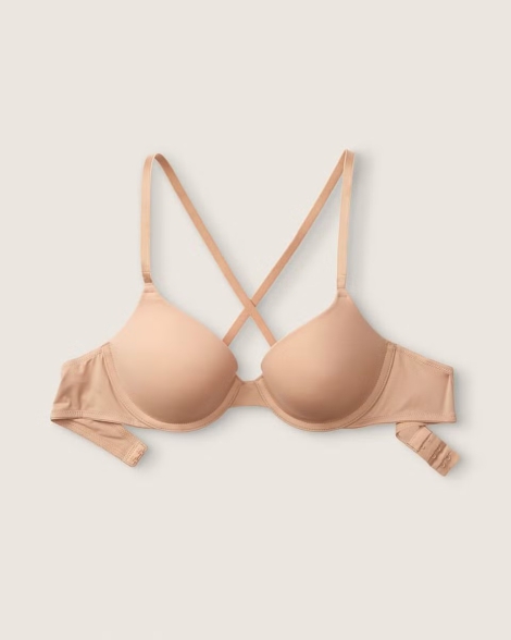 Бюстгальтер Victoria's Secret Pink лиф 1159805381 (Бежевый, 28C)