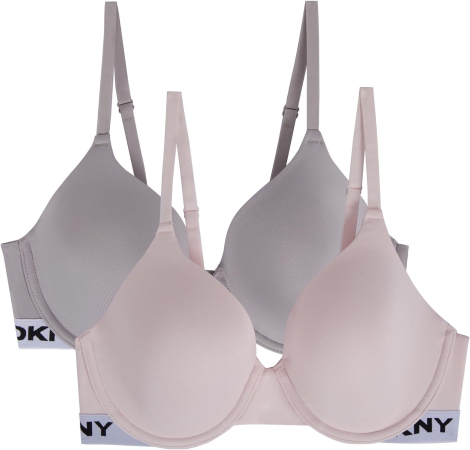 Набор бюстгальтеров DKNY 1159805435 (Розовый/Серый, 38C)