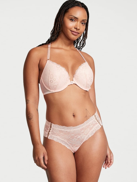 Кружевной бюстгальтер Victoria's Secret 1159808621 (Розовый, 38D)