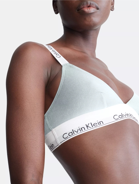 Бралетт Calvin Klein с логотипом 1159807717 (Серый, M)