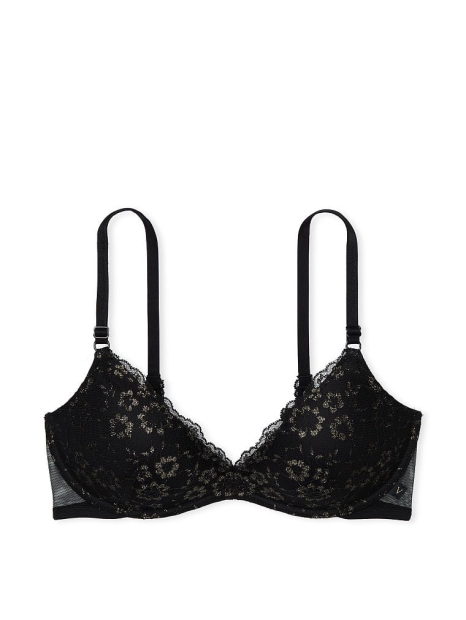 Мереживний бюстгальтер Push-Up Victoria's Secret 1159808358 (Чорний, 32B)