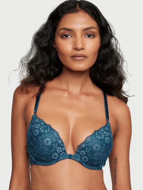 Кружевной бюстгальтер Victoria's Secret лиф 1159810598 (Синий, 34C)