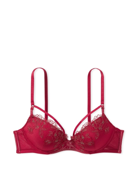 Бюстгальтер кружевной push up Victoria's Secret 1159816332 (Красный 34A)