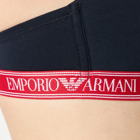 Жіночий бюстгальтер Emporio Armani 1159811420 (Білий/синій, XS)