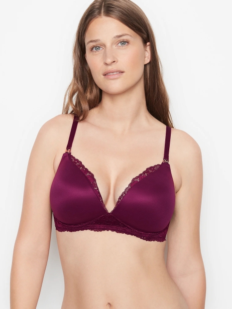 Бюстгальтер для кормления Victoria's Secret 1159813136 (Бордовый, 34D)