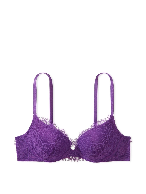 Стильный кружевной бюстгальтер Push-Up Victoria's Secret 1159813446 (Фиолетовый, 32A)