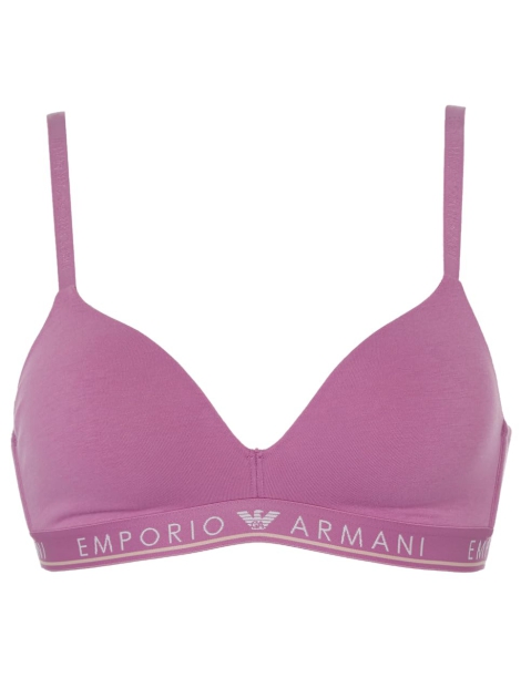 Женский бюстгальтер Emporio Armani с логотипом 1159813764 (Розовый, XL)