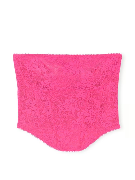 Кружевной корсетный топ Victoria's Secret Pink 1159820430 (Розовый M)