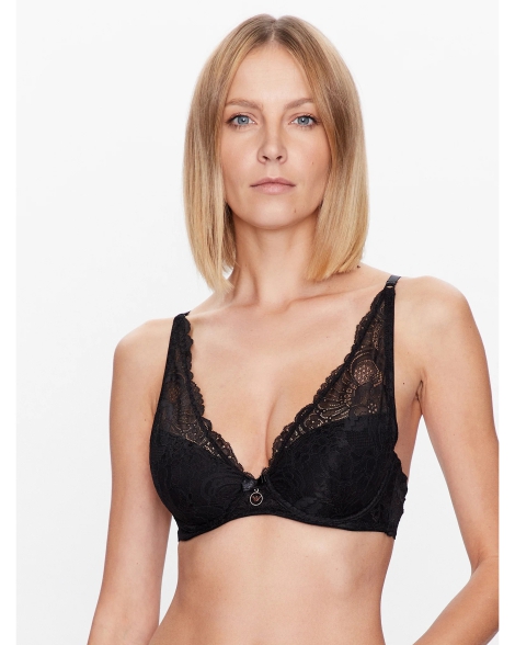 Жіночий мереживний бюст Emporio Armani 1159822359 (Чорний 32B)