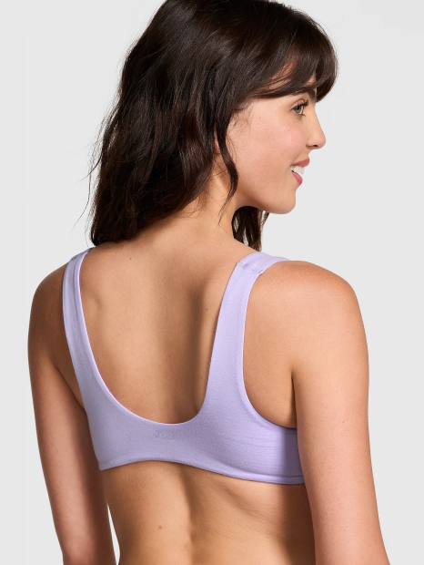 Базовый бра-топ Victoria's Secret Pink 1159822943 (Сиреневый XS)