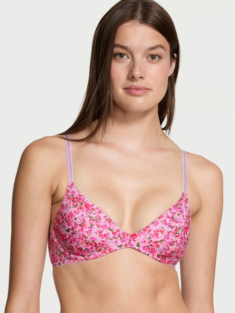Бюстгальтер Push-Up Victoria's Secret с принтом 1159824734 (Сиреневый 34D)