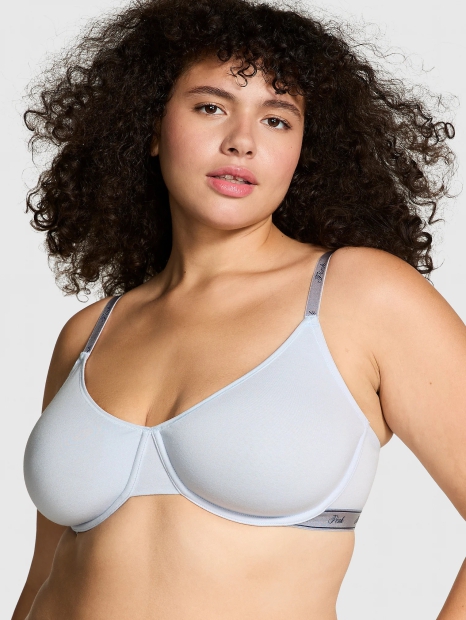 Повседневный бюстгальтер Victoria's Secret Pink 1159824955 (Голубой 34B)