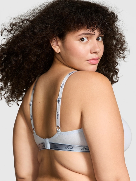 Повседневный бюстгальтер Victoria's Secret Pink 1159824955 (Голубой 34B)