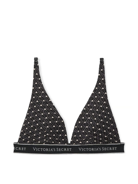 Бюстгальтер Victoria's Secret бралет з логотипом 1159833219 (Чорний XL)
