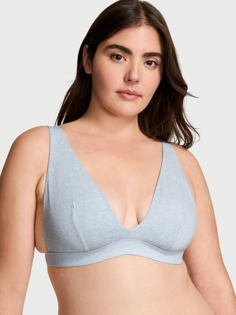 Бюстгальтер Victoria's Secret бралетт с логотипом 1159831748 (Голубой L)