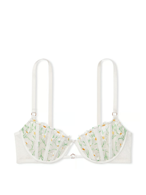 Бюстгальтер з вишивкою Victoria's Secret 1159831837 (Білий 38DDD)