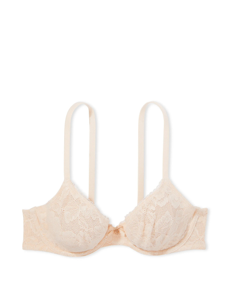 Бюстгальтер Victoria's Secret с кружевом 1159832349 (Бежевый 38DDD)