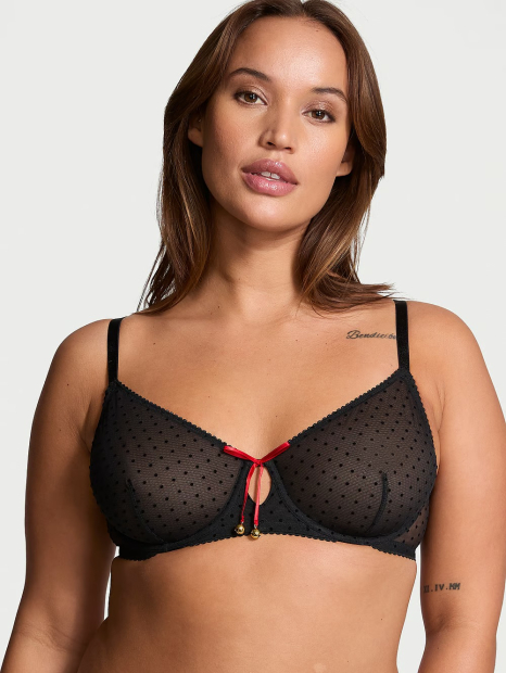 Бюстгальтер Victoria's Secret 1159834648 (Черный 38DD)