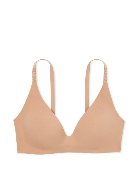 Гладкий бюстгальтер с Push-up Victoria's Secret 1159832487 (Бежевый L)