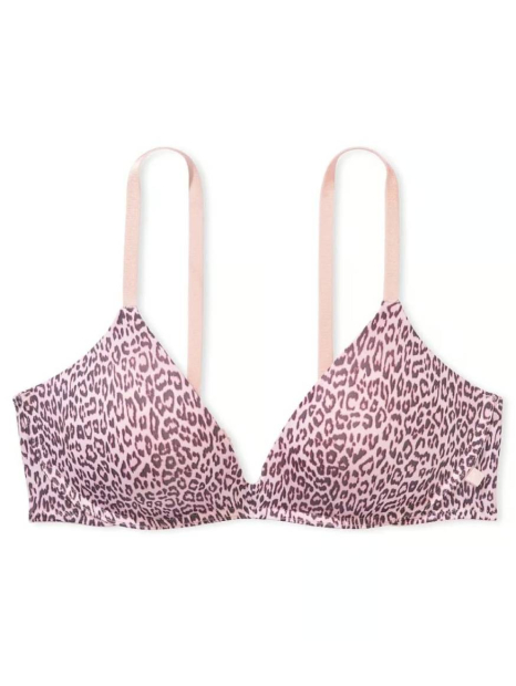 Бюстгальтер Push-Up Victoria's Secret с принтом 1159833132 (Леопардовый 34B)