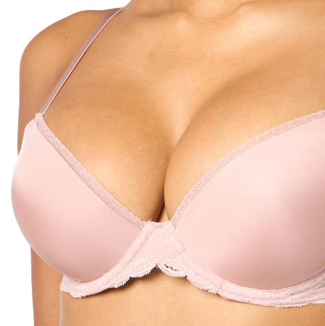 Бюстгальтер Calvin Klein лиф с кружевными вставками 1159833564 (Розовый 32C)