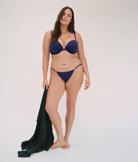 Базовий бюстгальтер Push-Up Victoria's Secret 1159834338 (Синій 44DDD)