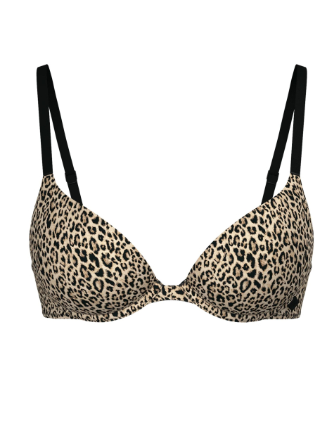 Бюстгальтер Push-Up Victoria's Secret с принтом 1159834593 (Леопардовый 34B)