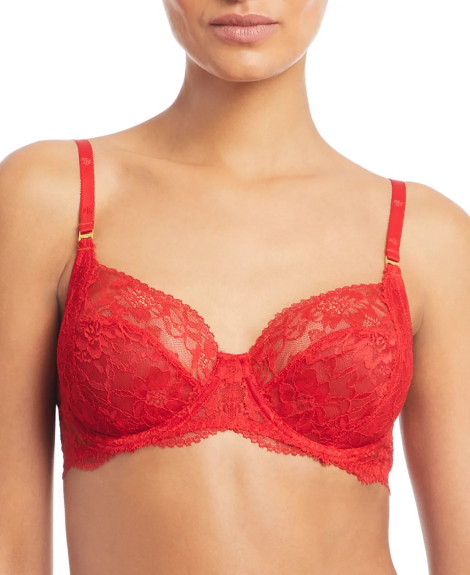 Кружевной бюстгальтер Ralph Lauren 1159834654 (Красный 36C)