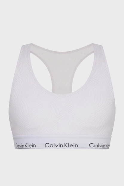 Мереживний бюстгальтер-топ Calvin Klein з логотипом 1159835890 (бузковий S)