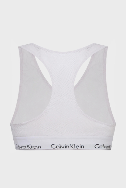 Мереживний бюстгальтер-топ Calvin Klein з логотипом 1159835890 (бузковий S)