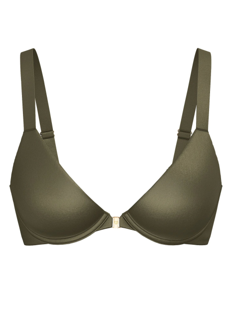 Бюстгальтер Victoria's Secret гладкий с застежкой спереди 1159837101 (Зеленый 34A)