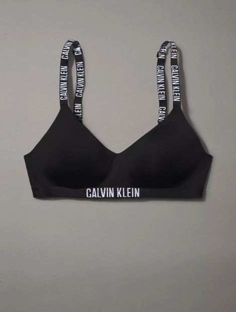 Бралетт Calvin Klein гладкий лиф с логотипом 1159837771 (Черный S)