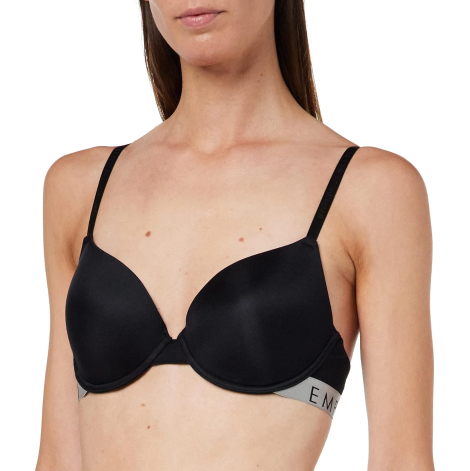 Женский бюстгальтер Emporio Armani 1159837805 (Черный 36A)