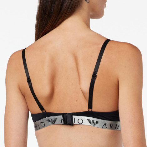 Женский бюстгальтер Emporio Armani 1159837805 (Черный 36A)