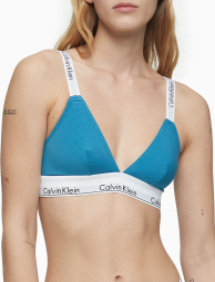 Бралетт эластичный Calvin Klein лиф с логотипом 1159772957 (Голубой, S)