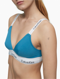 Бралетт эластичный Calvin Klein лиф с логотипом 1159772957 (Голубой, S)