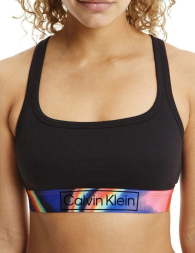 Эластичный бралетт Calvin Klein с логотипом 1159774463 (Черный, 2X)