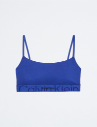 Эластичный бралетт Calvin Klein топ с логотипом 1159776407 (Синий, S)