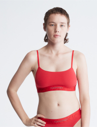 Женский бралетт Calvin Klein топ с логотипом 1159777722 (Красный, XS)
