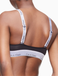 Бралетт Calvin Klein лиф с логотипом 1159778064 (Черный, XS)