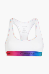 Эластичный бралетт Calvin Klein с логотипом 1159779085 (Белый, XS)