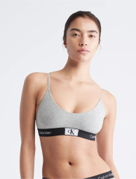 Бралетт Calvin Klein топ с логотипом 1159790346 (Серый, XL)